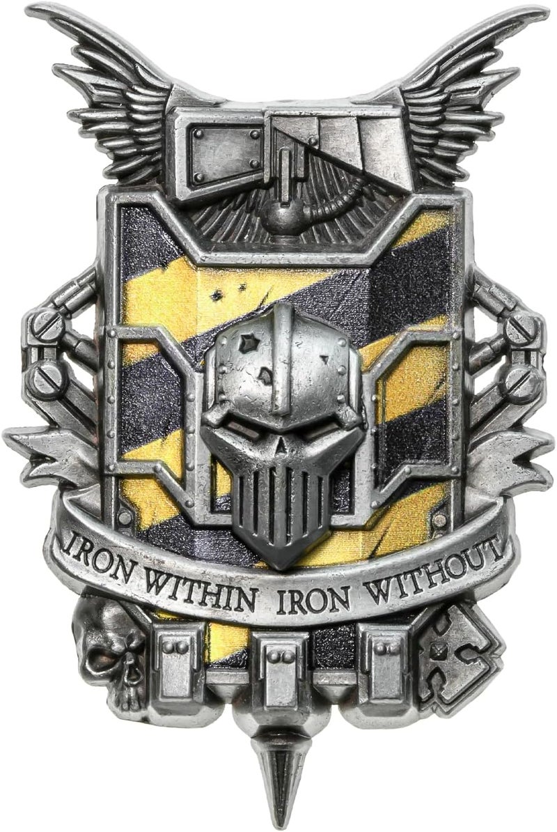 Starforged Warhammer 30K 4th Legion Iron Warriors Honour Badge Of Warsmith Seal Badge - Image 5